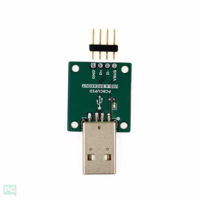 USB Male to 2.54mm Breakout Board with Direct 4P Adapter Board
